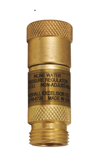 Adjustable Water Regulator, Brass, Lead-Free, Carded 