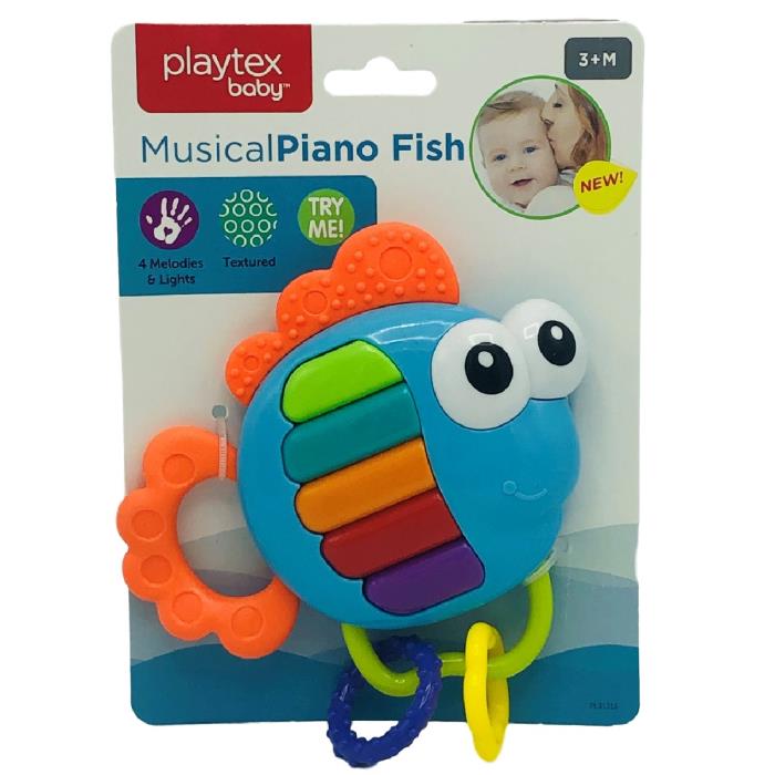Playtex Baby Boys' 2-Pack Chime Rattle - mint multi, one size
