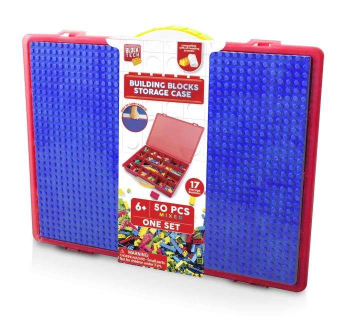 Block tech building blocks storage case sales