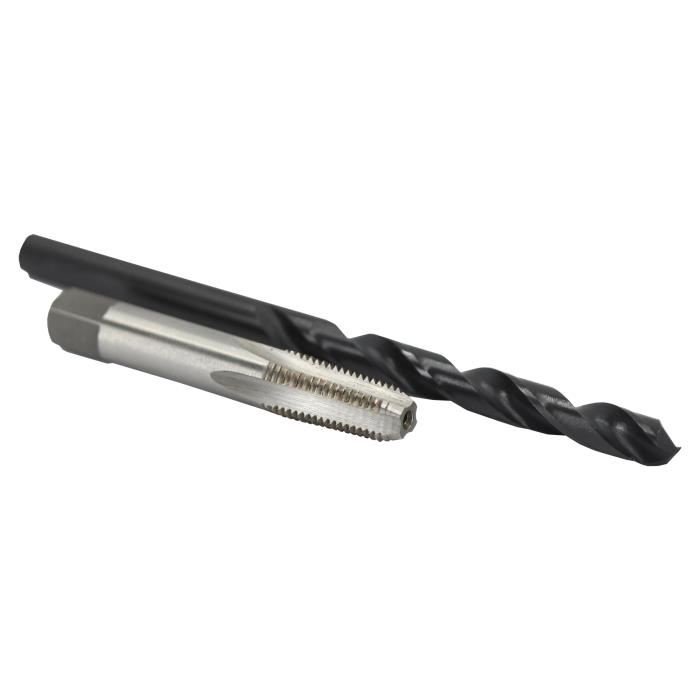 25-Pack Of 1/4" X 1" High-Speed Steel Drill Bits With 1/4-28 Threaded Shank - Made In USA