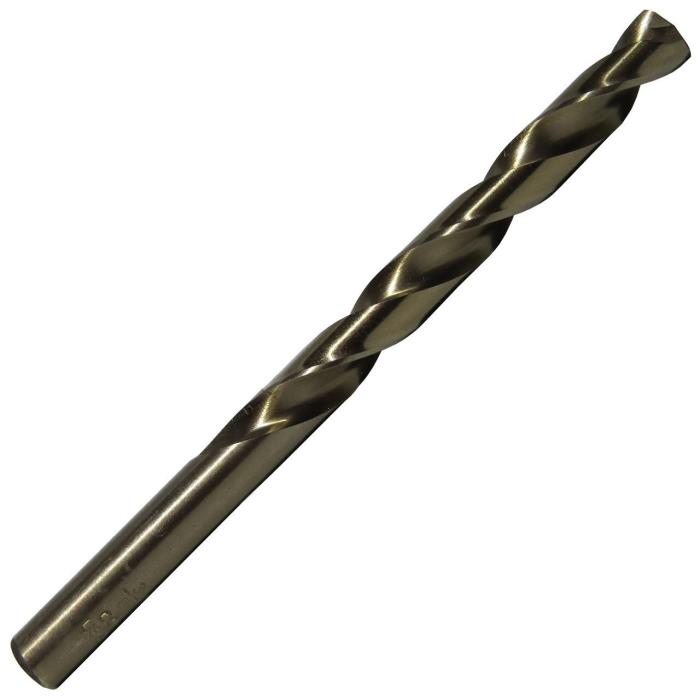 Titan CD60353 M42 Heavy Duty Cobalt Drill 53 Size 1-5/8 Overall Length 135 Degree Angle Split Point ALTIN Coated 5/8 Flute Length